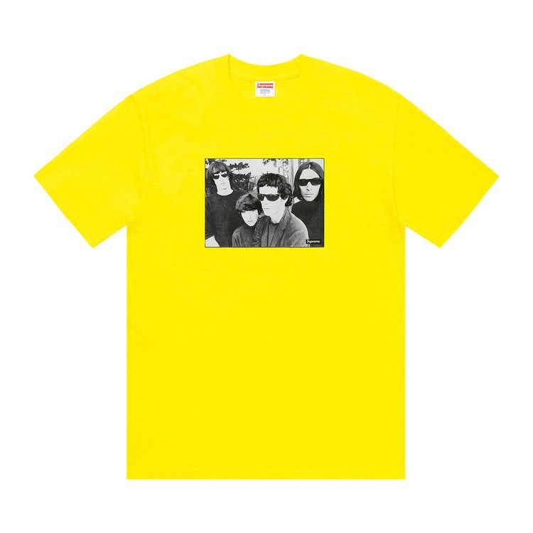 Buy Supreme The Velvet Underground Tee 'Yellow' - FW19T8 YELLOW | GOAT