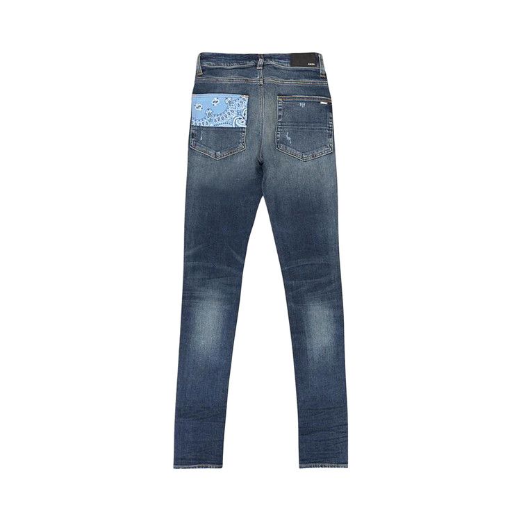 Amiri Vintage Bandana Artpatch Jean 'deep Classic'
