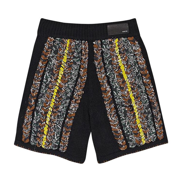 Amiri Braided Bandana Shorts 'black'