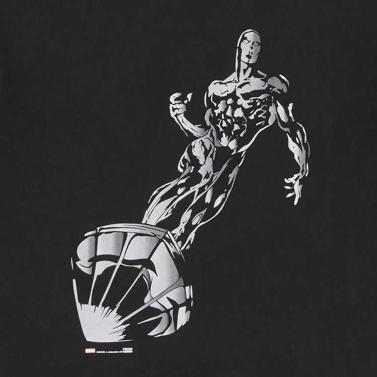 Buy Kith x Marvel Silver Surfer Vintage Tee 'Black