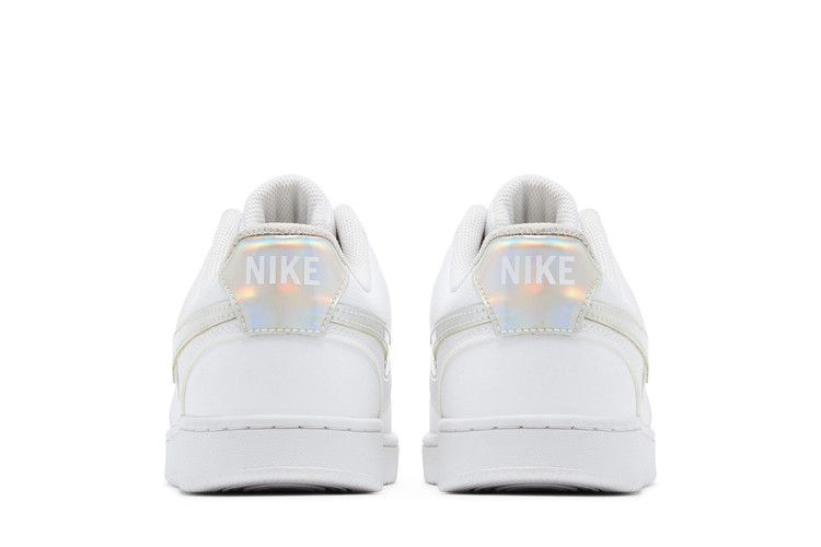 women's court vision low sneaker white iridescent