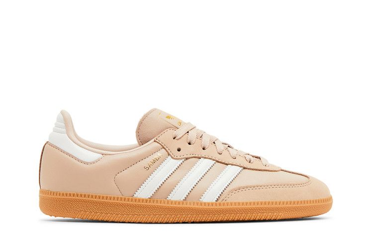 adidas Samba OG W Wonder Taupe / Footwear White - Size 7 Women