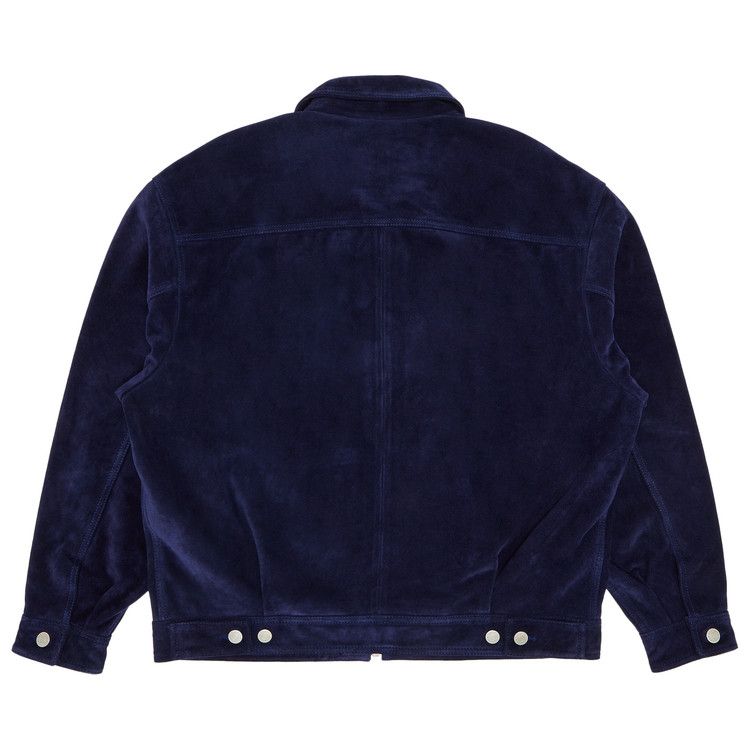 Buy Supreme Suede Work Jacket 'Blue' - FW24J87 BLUE | GOAT Buy Supreme Suede Work Jacket 'Blue' - FW24J87 BLUE | GOAT
