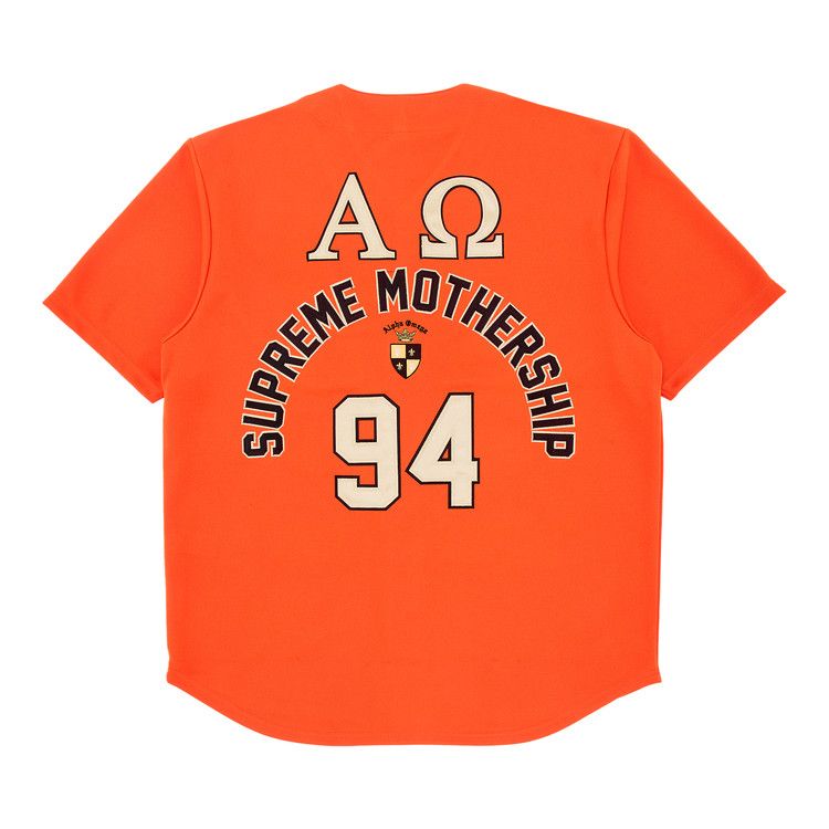 【Supreme】 Alpha Omega Baseball Jersey - 24FW Supreme Alpha Omega Baseball Jersey Green (FW24) – STEALPLUG KL