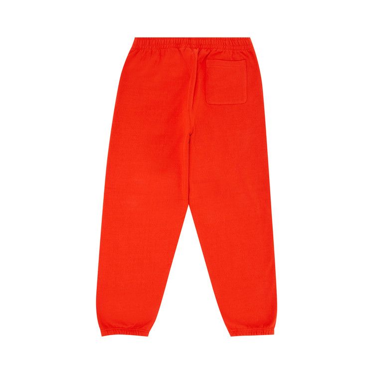 Buy Supreme Satin Appliqué Sweatpant 'Bright Orange Buy Supreme Satin Appliqué Sweatpant 'Bright Orange