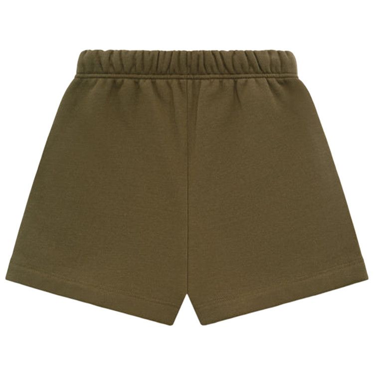 Fear Of God Essentials Kids Fleece Soccer Shorts Olive