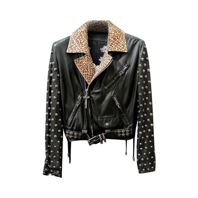 Buy Chrome Hearts Cheetah Mapplethorpe Crossball JJ Dean Jacket