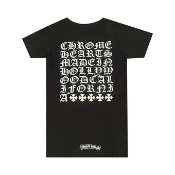 Buy Chrome Hearts V-Neck T-Shirt 'Black' - 009 041708 | GOAT