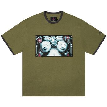 Buy Palace x Vivienne Westwood Ringer T-Shirt 'Olive