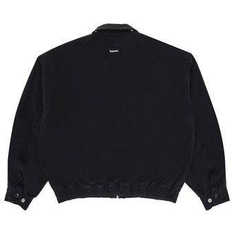 Supreme LEATHER COLLAR UTILITY JACKET 黒M Supreme Leather Collar Utility Jacket (SS25) - $298