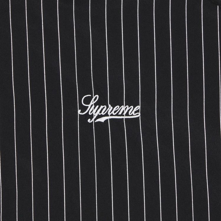 Buy Supreme Reflective Pinstripe Track Jacket 'Black