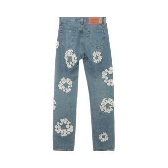 denim tearsデニム Denim Tears x Levi's コットンリースプリント ストレート