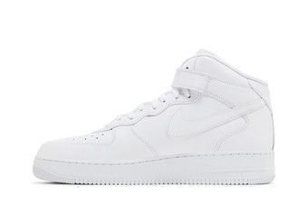 Buy Supreme x Air Force 1 Mid 'Box Logo - Triple White