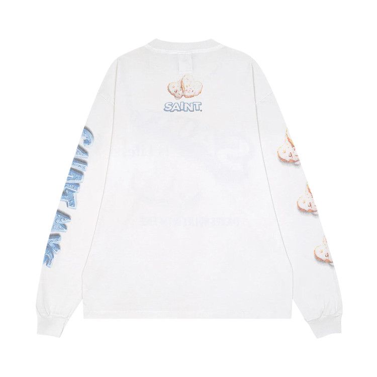 Buy SAINT Mxxxxxx Heart Cake Long-Sleeve Tee 'White' - SM
