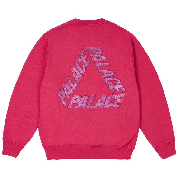 Size s Palace P3 Glitter Crew Berry Red