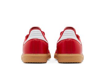adidas gazelle silver green womens Adidas Samba OG White Scarlet Dark Green HQ4951 – Sneaker Junkies main image 1