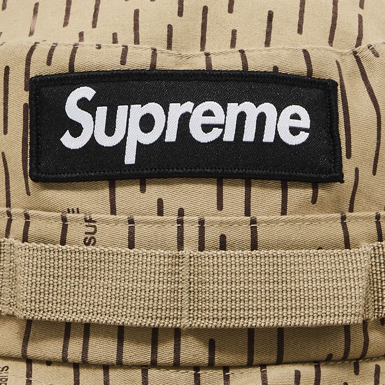 帽子 Supreme Military Camp Cap \"Tan Raindrop\" Supreme Military Camp 