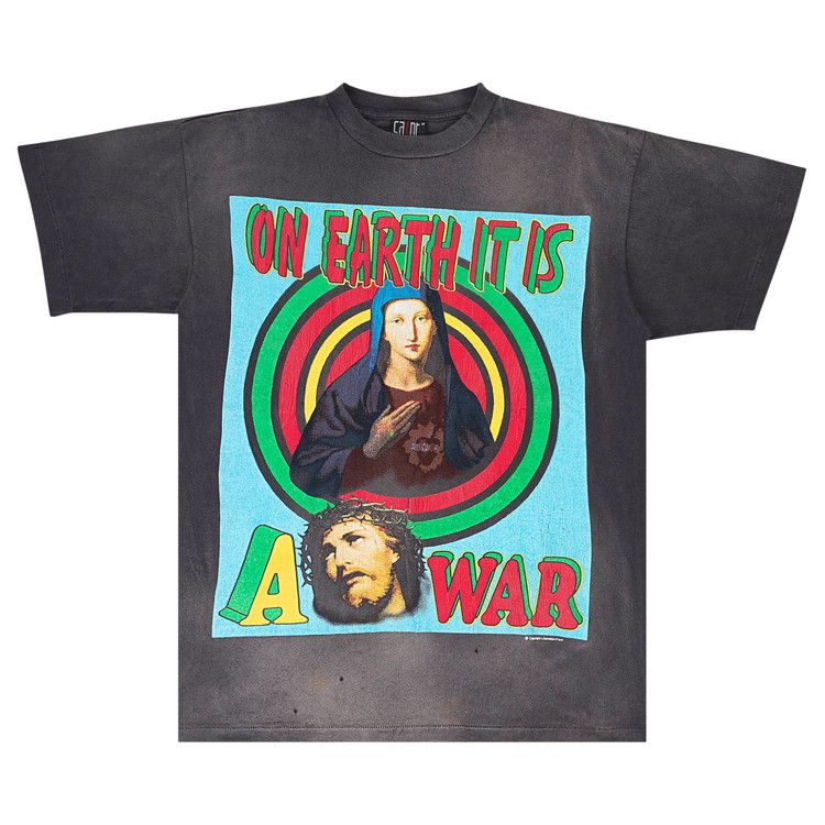 Buy SAINT Mxxxxxx On Earth Tee 'Black' - SM YS8 0000 002 | GOAT