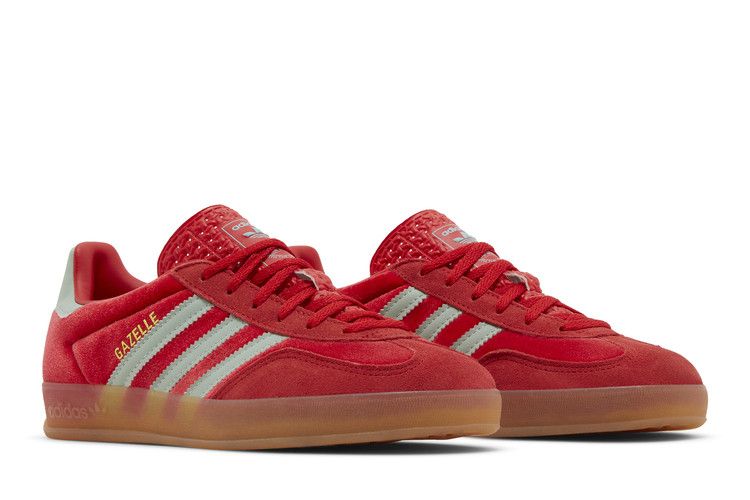Adidas Wmns Gazelle Indoor 'better Scarlet Green Velvet'