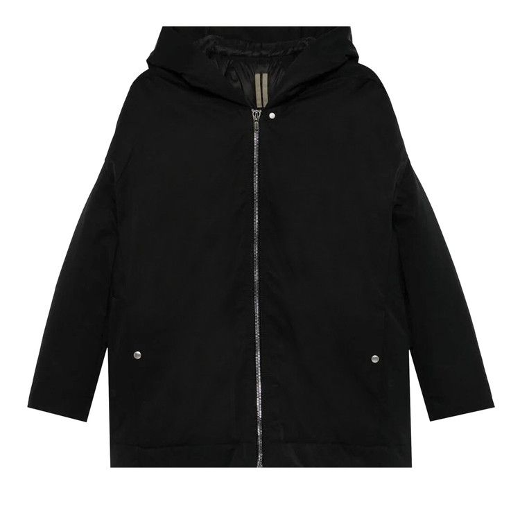 Rick Owens Drkshdw Padded Hooded Peter Jacket Black