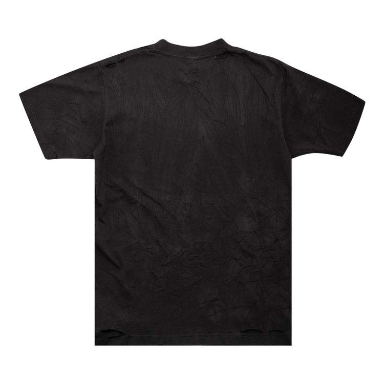 Balenciaga Regular Fit T-Shirt Washed Black