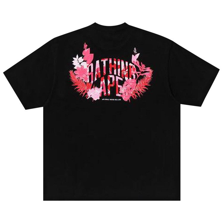 Bape Flora Ape Head Relaxed Fit T-Shirt Black