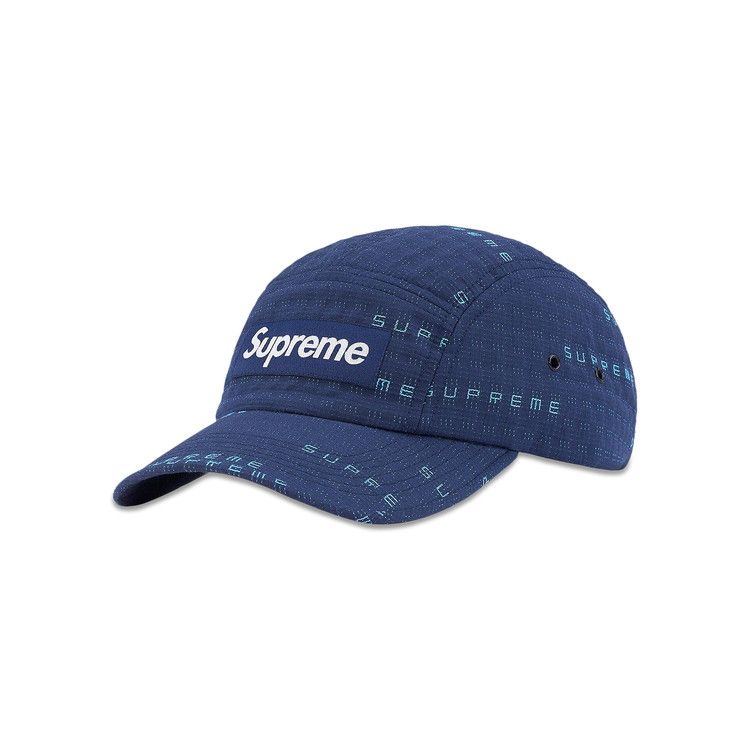 Supreme Stitch Jacquard Camp Cap 'Navy'