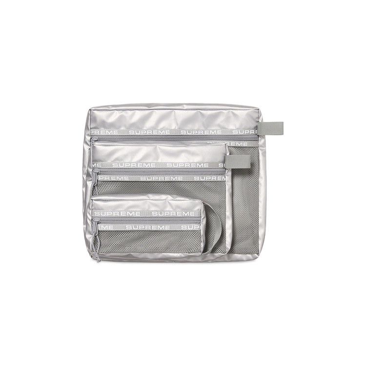 Buy Supreme Organizer Pouch Set 'Silver' - FW22B21 SILVER | GOAT