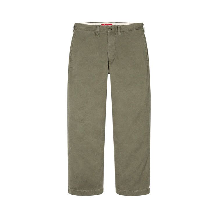 Buy Supreme Chino Pant 'Olive' - FW22P32 OLIVE | GOAT