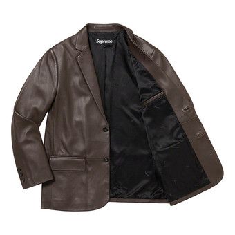ジャケット・アウター Supreme 22fw Leather Blazer M size Supreme Leather Blazer (FW22) - $498