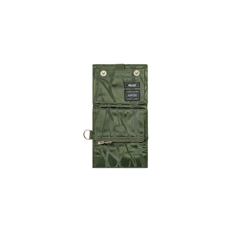 Buy Palace x Porter-Yoshida & Co. Tanker Wallet 'Olive/Jacquard