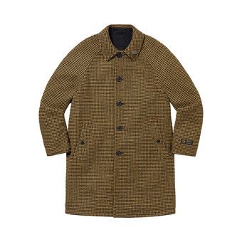 ジャケット・アウター supreme Reversible Houndstooth Overcoat Supreme Reversible Houndstooth Overcoat Tan Men's - FW23 - US