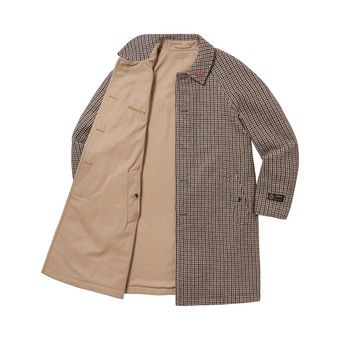 Buy Supreme Reversible Houndstooth Overcoat 'Tan' - FW23J82 TAN | GOAT