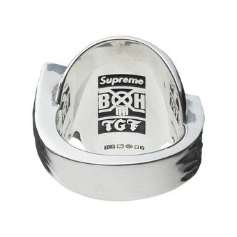 Buy Supreme x Bounty Hunter Silver Ring 