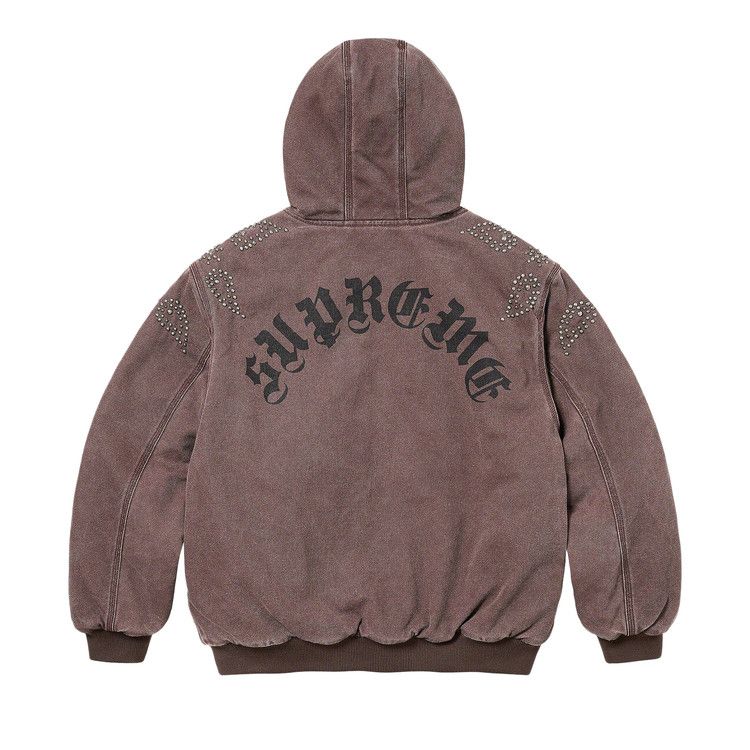 Supreme Paisley Studded Work Jacket 'brown'