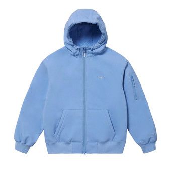 Buy Supreme WINDSTOPPER Zip Up Hooded Sweatshirt 'Light Blue