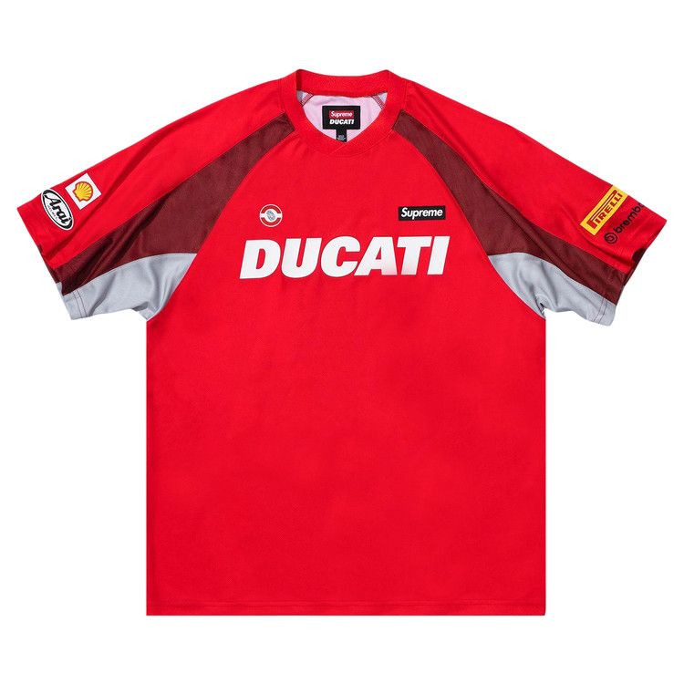 Buy Supreme x Ducati Soccer Jersey 'Red' - SS24KN47 RED | GOAT