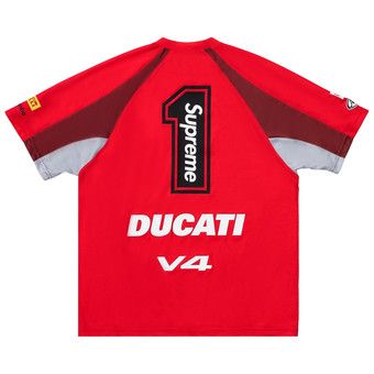 ウェア Supreme x Ducati Soccer Jersey size M Supreme x Ducati Soccer Black Jersey | SS24KN47
