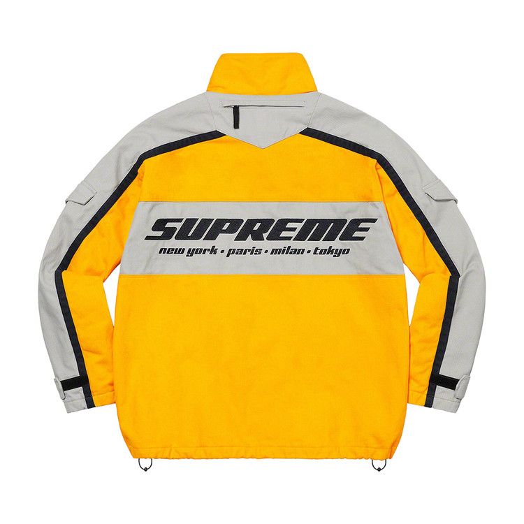 Buy Supreme Brushed Twill Zip Jacket 'Yellow' - FW22J48 YELLOW | GOAT