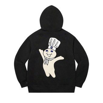 Buy Supreme Doughboy Zip Up Hooded Sweatshirt 'Black
