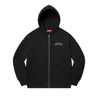 Buy Supreme Doughboy Zip Up Hooded Sweatshirt 'Black