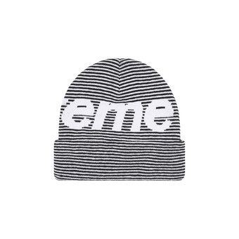 Buy Supreme Big Logo Beanie 'Black Stripe' - FW22BN29 BLACK STRIPE