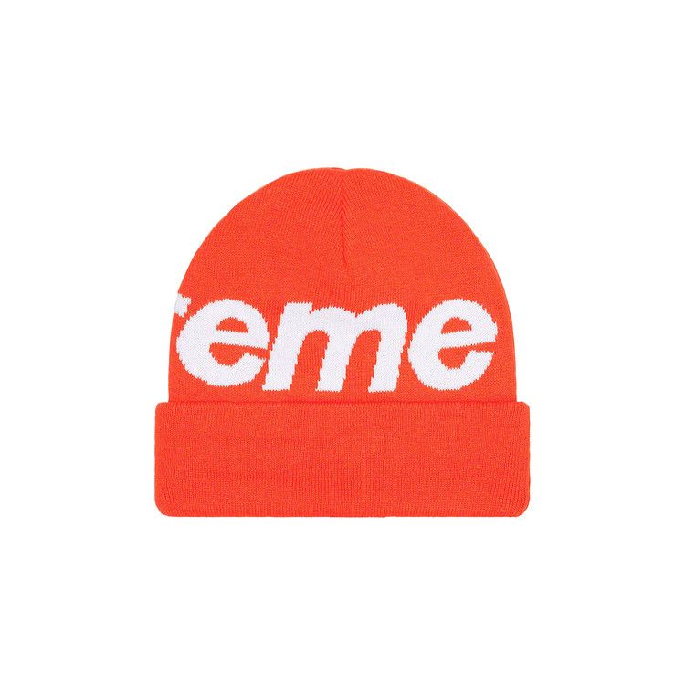 Buy Supreme Big Logo Beanie 'Orange' - FW22BN29 ORANGE | GOAT