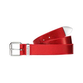 Buy Supreme Glitter Vinyl Ranger Belt 'Red' - FW22A49 RED | GOAT