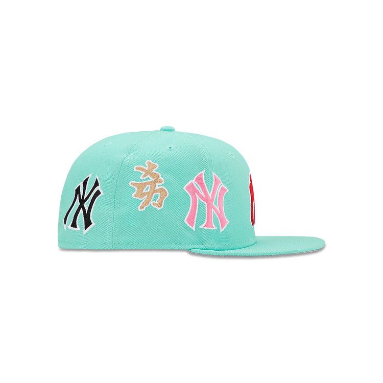 Buy Supreme x New York Yankees Kanji New Era 'Light Aqua
