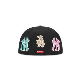 supreme✖︎NewEra Supreme New York Yankees Kanji New Era Fitted Hat Black