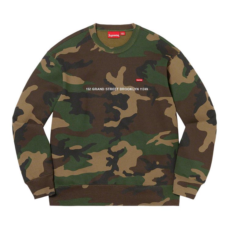 Supreme Small Box Shop Crewneck - Brooklyn 'camo'