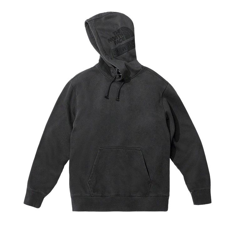 Supreme X The North Face Pigment Printed Hooded Sweatshirt 'black'