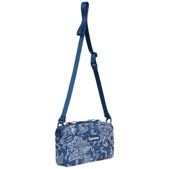 Supreme ボブルヘッド Buy Supreme Puffer Side Bag 'Blue Paisley' - FW22B18 BLUE