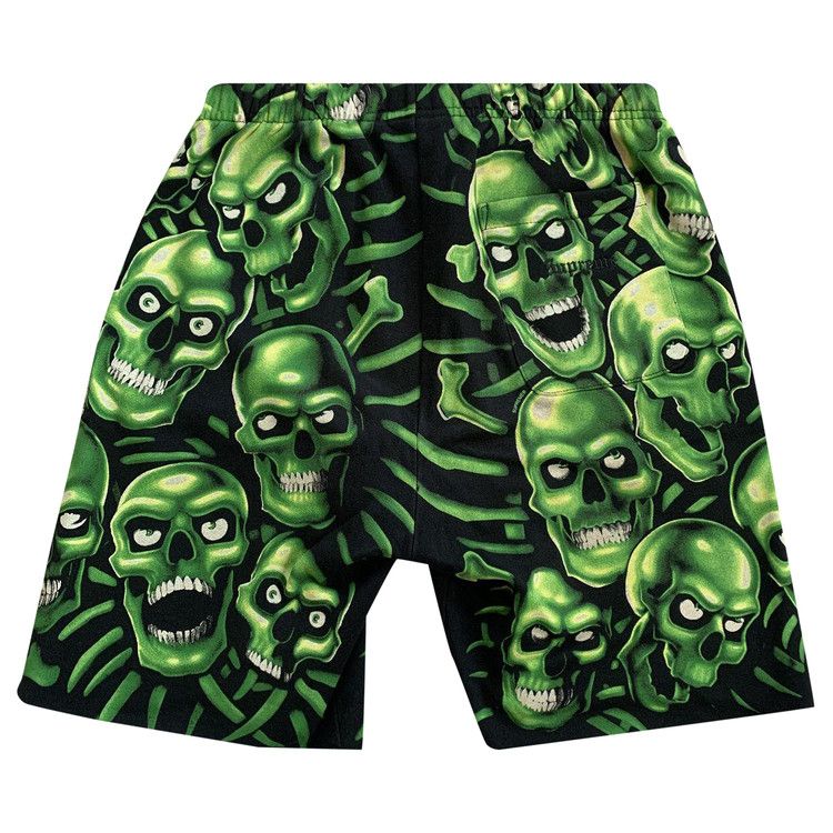 Buy Supreme x Liquid Blue Skull Pile Shorts 'Green' - SS18S0202